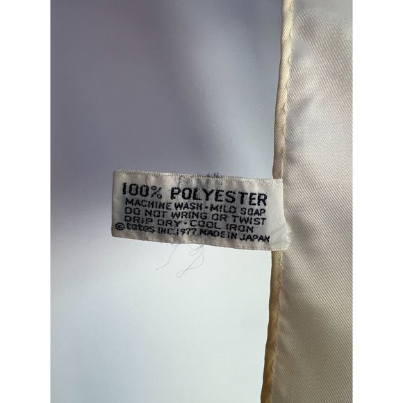 Totes Rain Scarf Geometric Scarf Size 26 inch x 26 inch Purple Lines Polyester - Picture 12 of 16